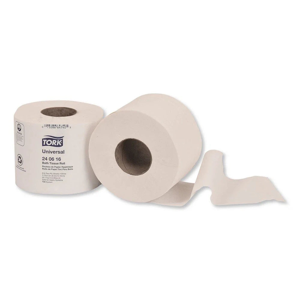 240616 2-Ply Septic Safe Bath Tissue - White (48/Carton) New